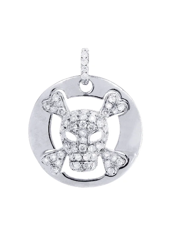 Diamond Skull Pendant | 0.61 Carats | 3.24 Grams